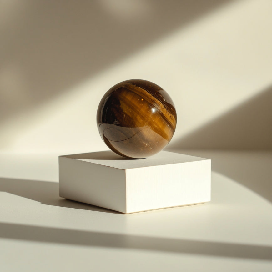 Courage & Prosperity｜Tiger’s Eye Sphere - Auratract